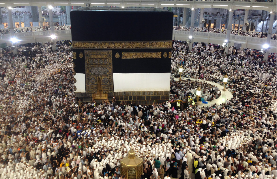 SAUDI ARABIA HAJJ 2015 (The Kaaba at Masjid al-Haram Mosque)