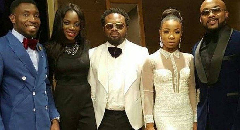 Timi Dakolo, Cobhams Asuquo & wife, Mo' Cheddah and Banky W