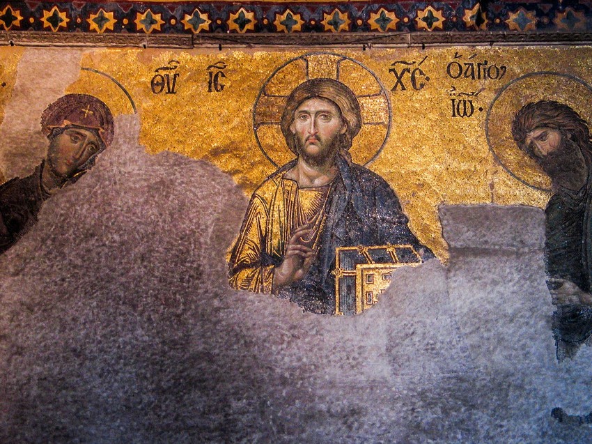 Aja Sofija je sada džamija (foto: detalj iz unutrašnjosti zdanja)