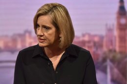 UK Home Secretary calls on Trump to delete his Twitter account