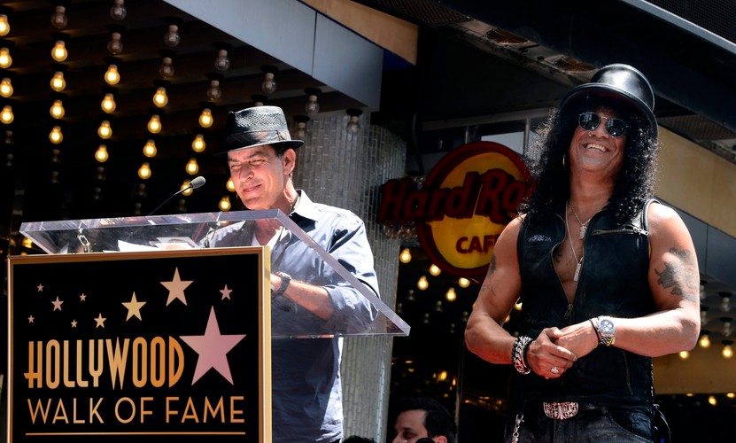 Slash i Charlie Sheen