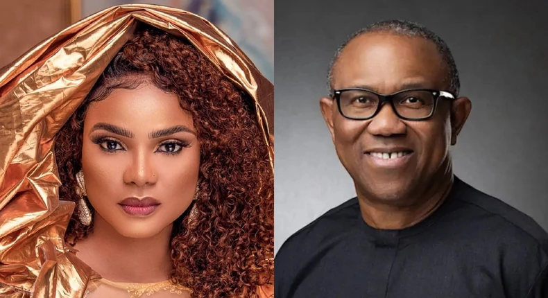 Actress Iyabo Ojo  picks Peter Obi as her top choice for president.