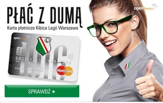 Karty dla kibiców: Legia mocna na boisku, a jej karta płatnicza?