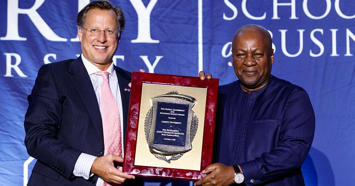 Mahama honoured with global leadership award - Vimarsana News