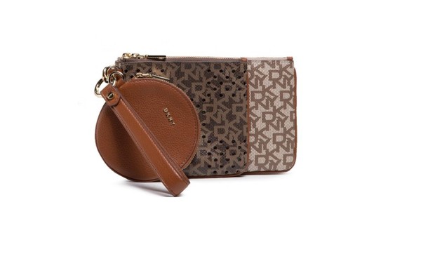 DKNY Triple Pouch R11LJM33 Mocha 233