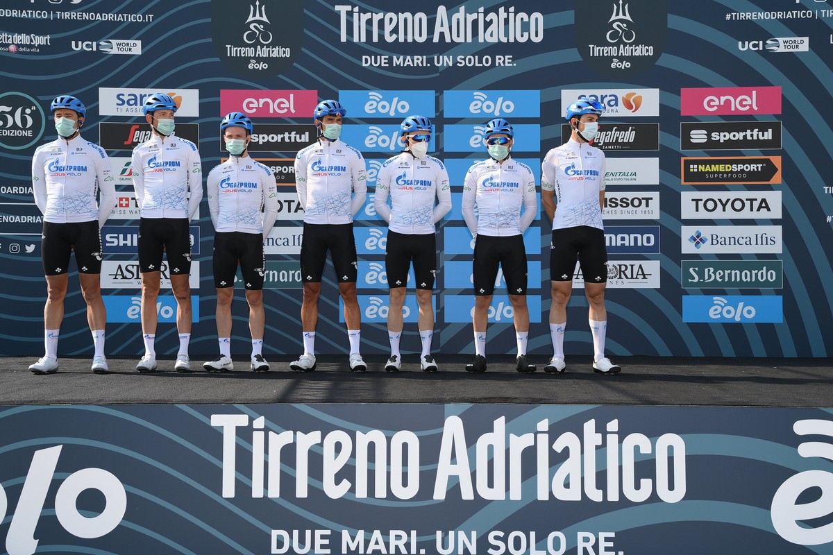 Kolarze grupy Gazprom-Rusvelo