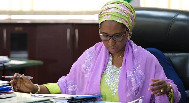 Minister of Finance, Zainab Ahmed. [Twitter/@NGRPresident]