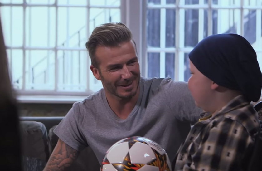 David Beckham spełnił marzenie chorego chłopca! Zobacz wideo!