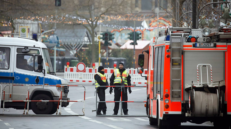 Berléin, az egy évvel ezelőtti merénylet helyszíne most / Fotó: MTI