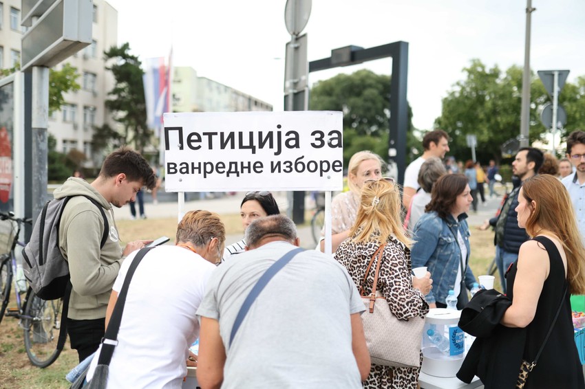 novi sad protest blokada