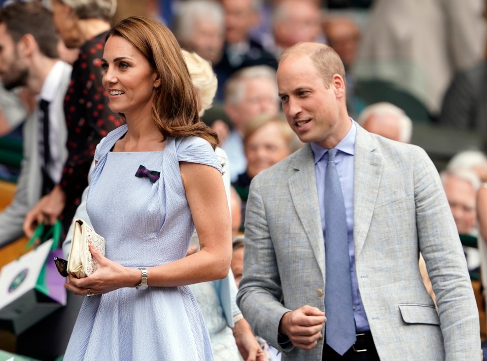 Księżna Kate i książę William na Wimbledonie