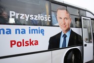 WARSZAWA PIS ANDRZEJ DUDA DUDABUS