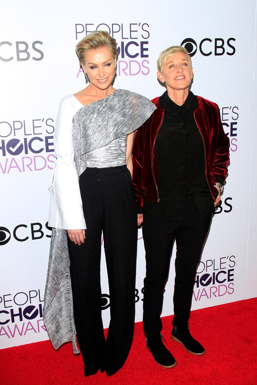 Elen Dedženeris i Porša de Rosi