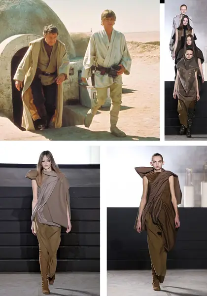 Rick Owens i Luke Skywalker, fot. Getty Images / Richard Bord