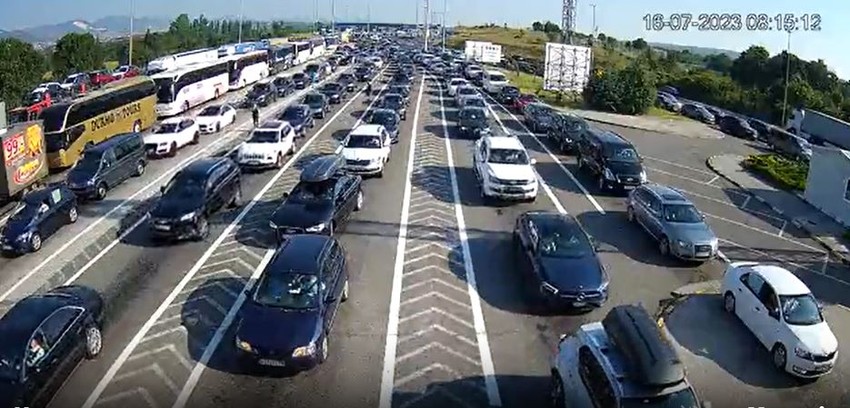 Preševo izlaz iz Srbije 16. 7