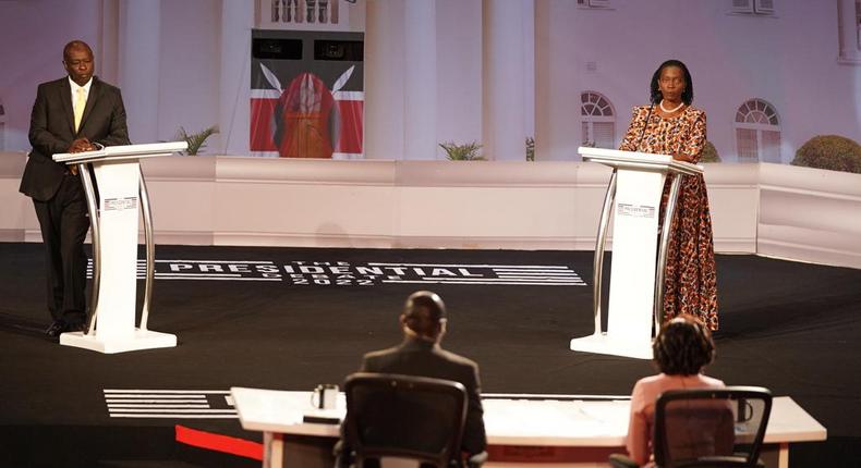 Rigathi Gachagua, Martha Karua revealed their networth during deputy presidential debate