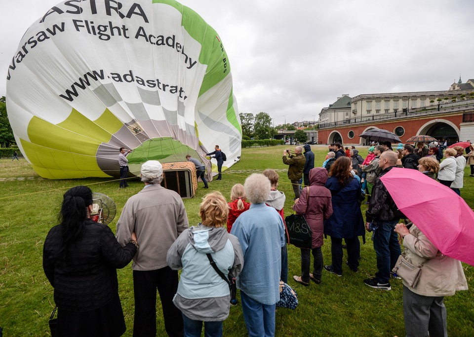 WARSZAWA NOC MUZEÓW 2016 BALON (balon na gorące powietrze)