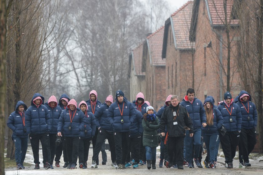 Niecodzienna wycieczka Chorwatów przed meczem z Polską