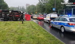Koszmarny wypadek w Bielsku-Białej. Ciężarówka zmiażdżyła osobówkę