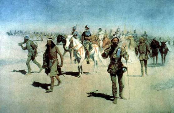 Ekspedycja Coronado (mal. Frederic Remington)