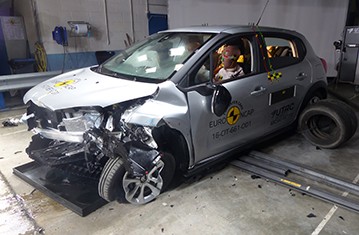 Testy zderzeniowe Euro NCAP – Citroen C3