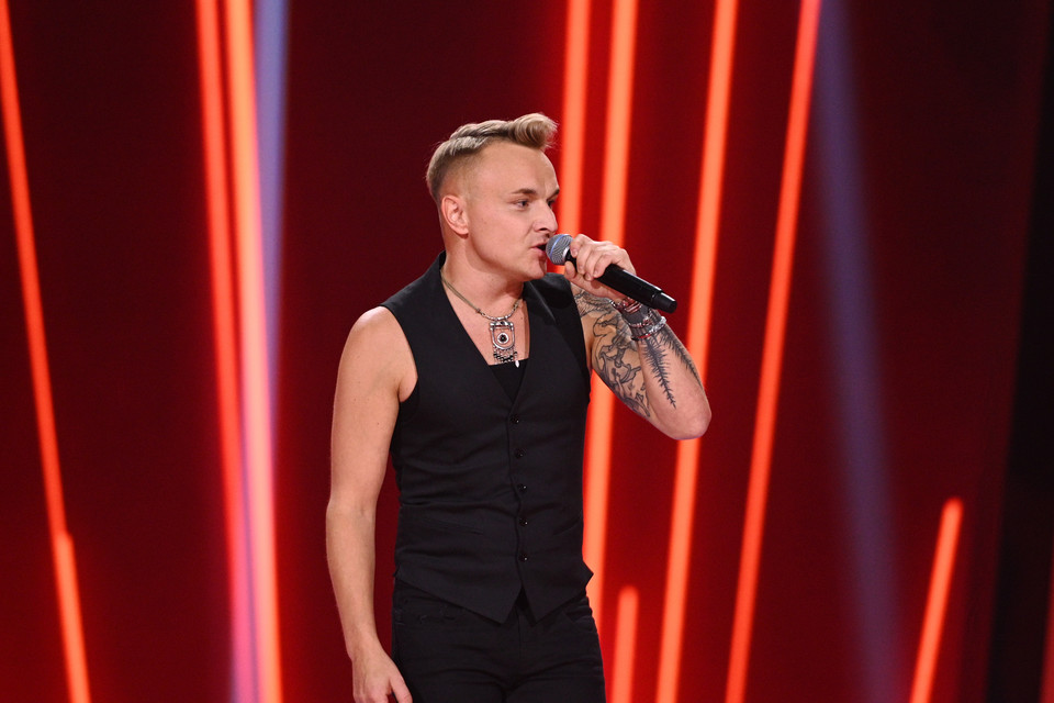 Michał Kaczmarek w "The Voice of Poland"