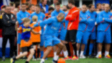 Euro 2012: tłumy kibiców na treningu Holendrów