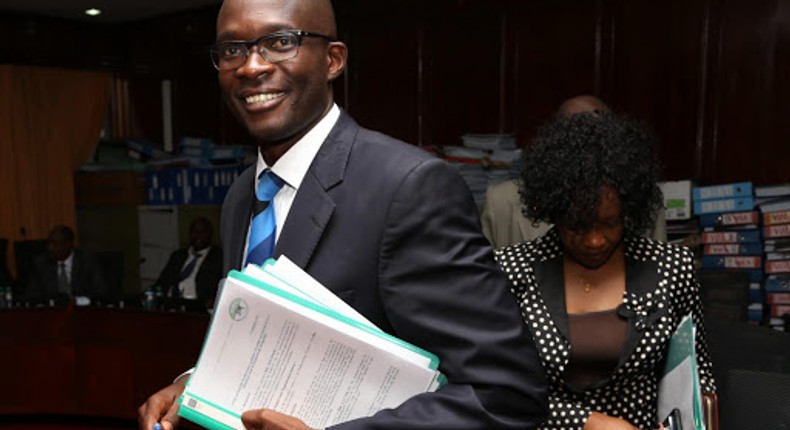 Former Independent Electoral and Boundaries Commission (IEBC) chief executive officer Ezra Chiloba