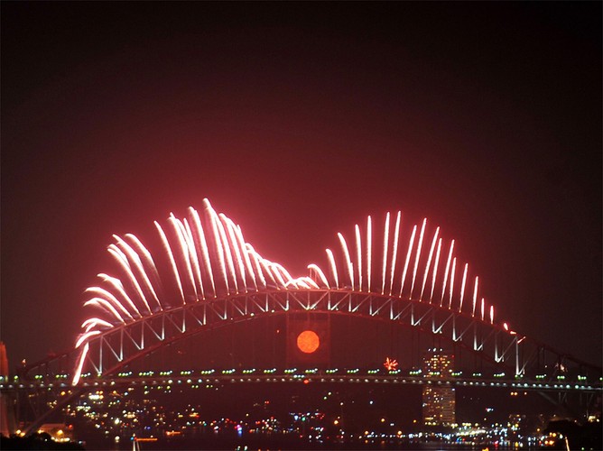 Tradycyjnie już niesamowity pokaz zorganizowało Sydney