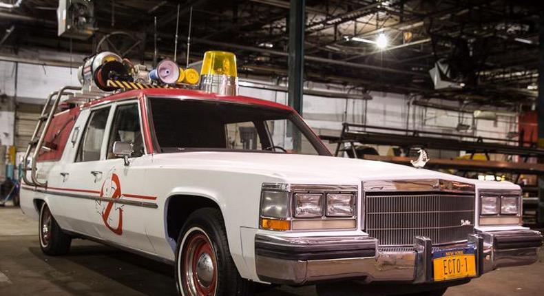 The new Ghostbuster's Ecto-1 car