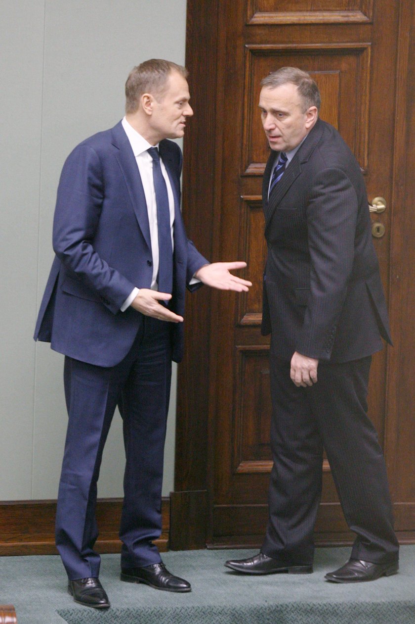 Donald Tusk i Grzegorz Schetyna