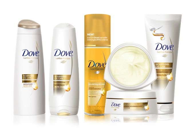 DOVE NOURISHING OIL CARE
