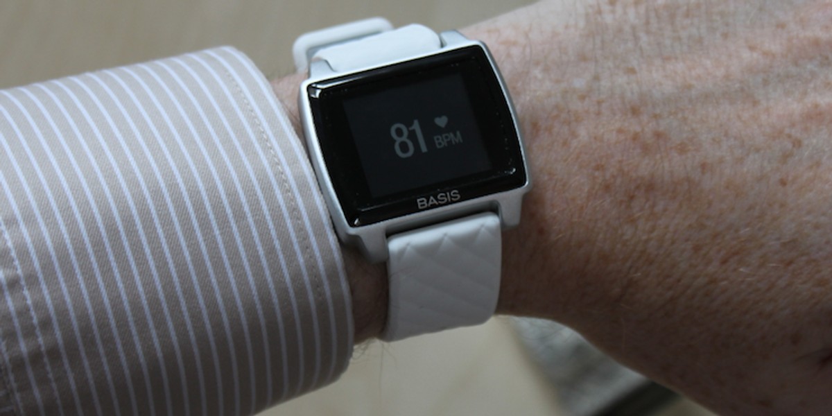 The Basis Peak smartwatch.