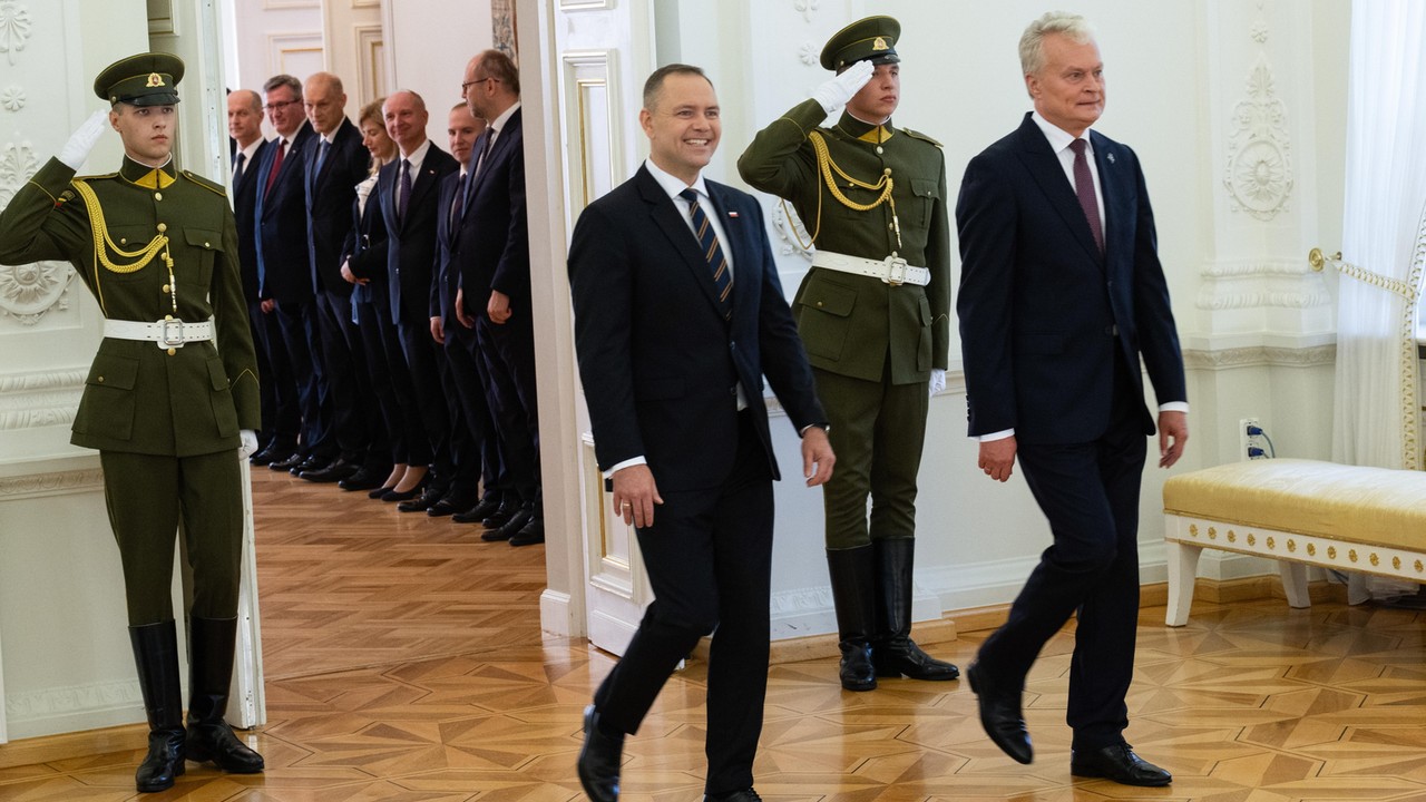 Karol Nawrocki spotkał się z prezydentem Litwy. "Tutaj nasza wizja jest na nieco innym poziomie"