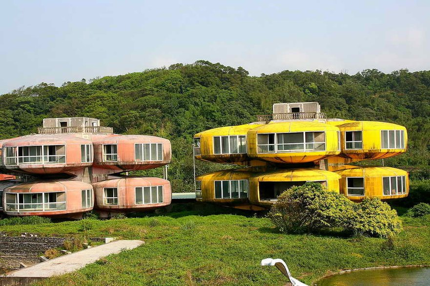 Ufo houses na Tajwanie