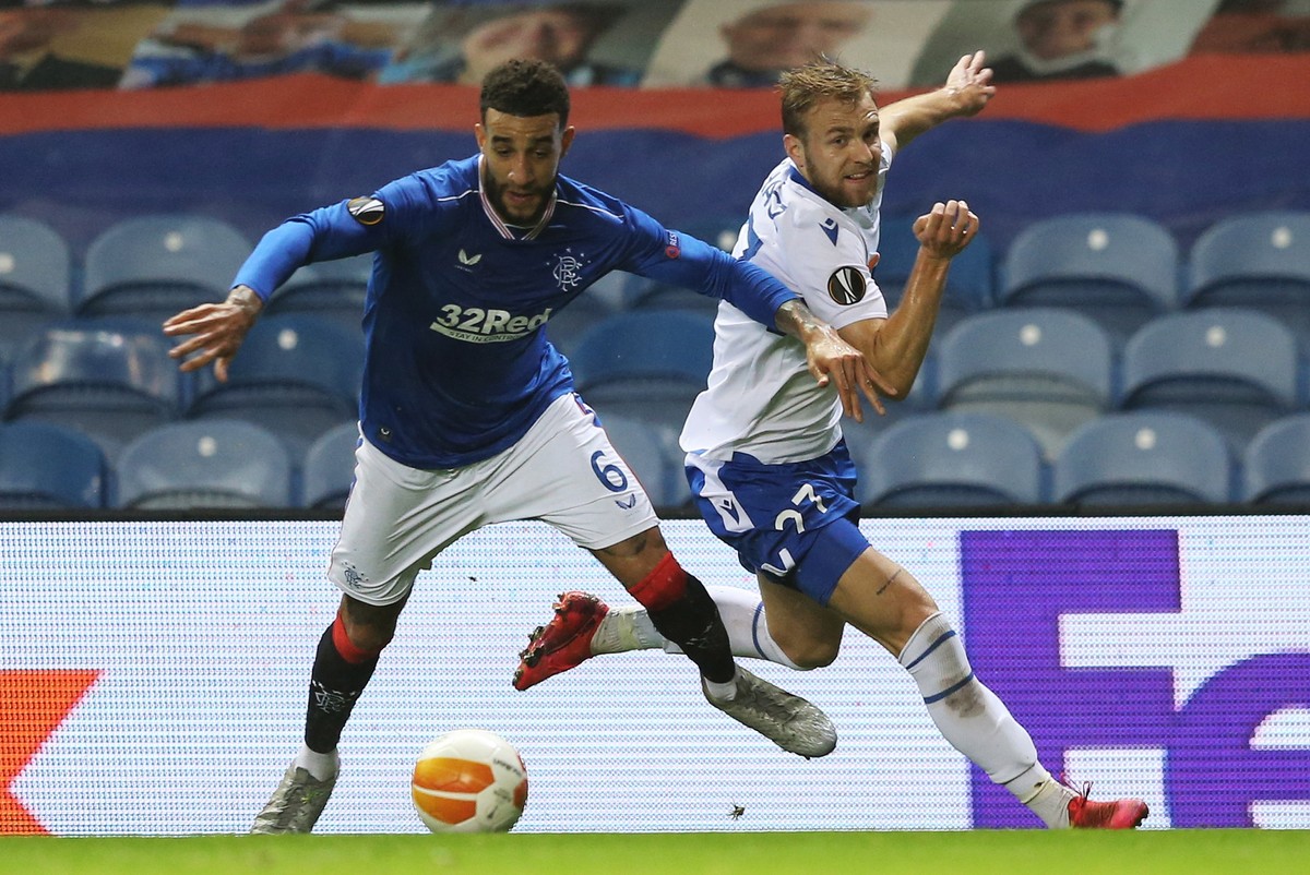 Connor Goldson i Tymoteusz Puchacz