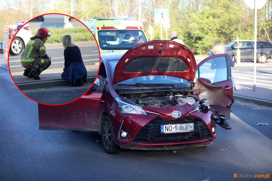 13- i 14-latka potrącone na przejściu dla pieszych na ul. Sielskiej w Olsztynie [ZDJĘCIA]