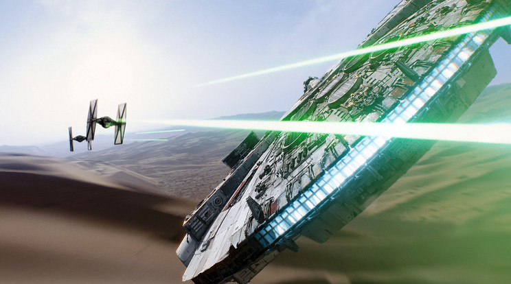 A Millenium Falcon fontos szerepet tölt be a Star Wars filmekben /Fotó: AFP