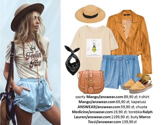 T-shirty z napisami. STYLIZACJE