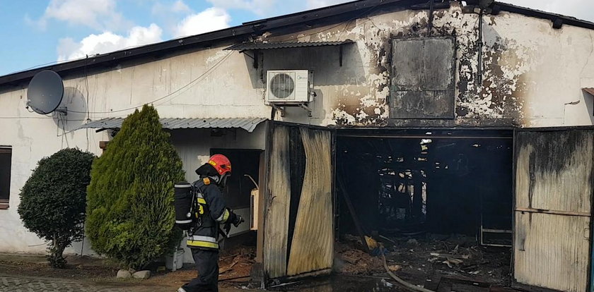 Potężny kurnik spłonął w pół godziny