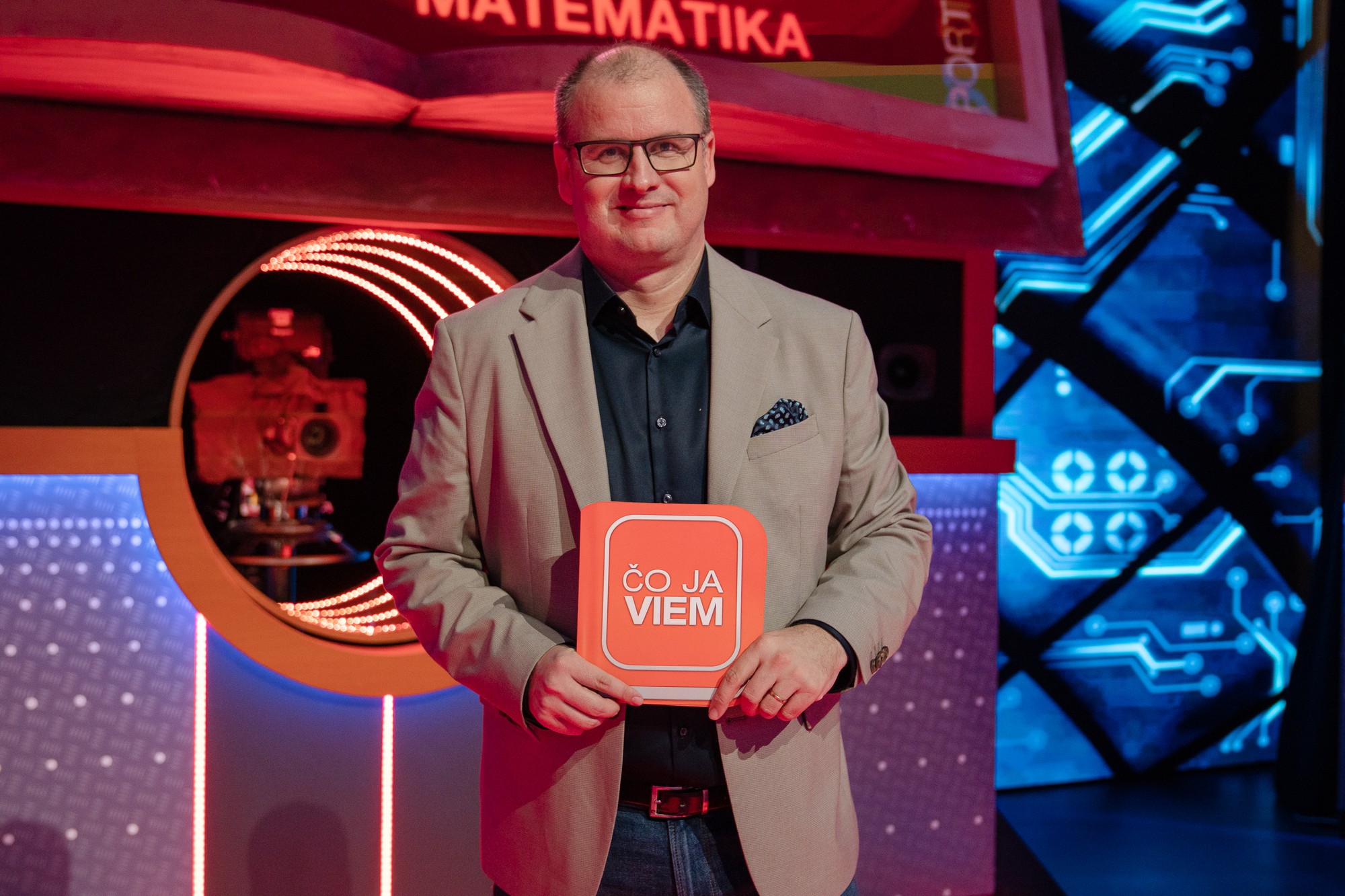 Moderátor Marcel Merčiak.