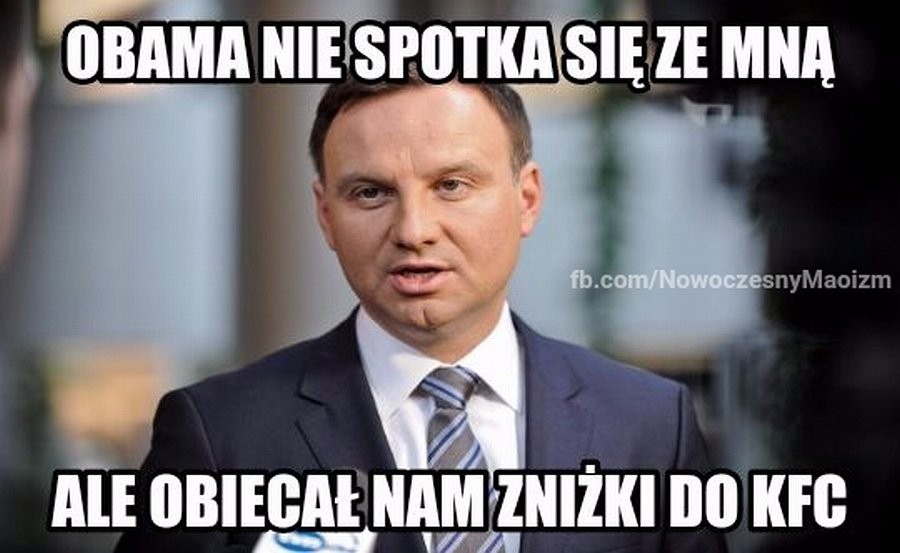 Andrzej Duda w KFC - memy