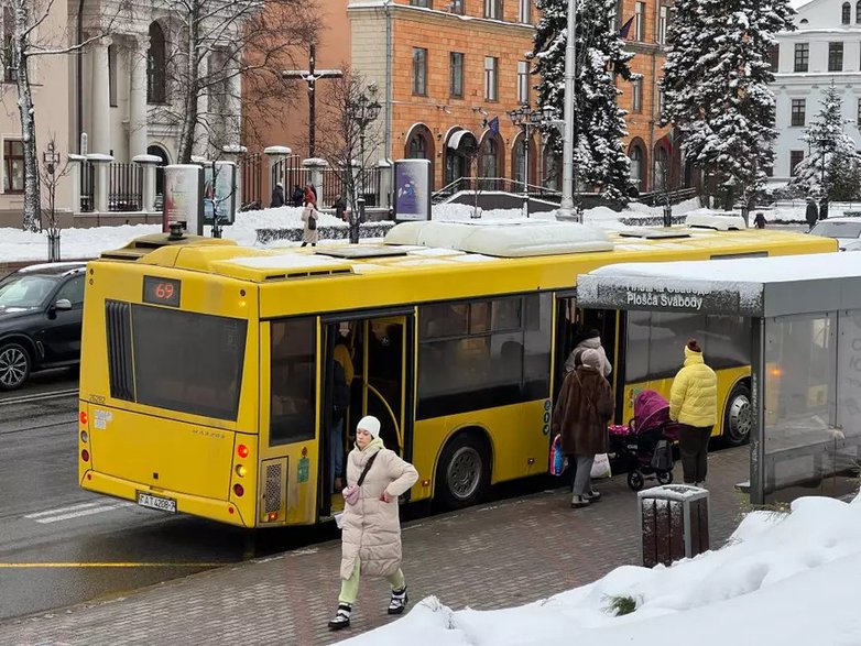 Zdjęcie z ulic Mińska