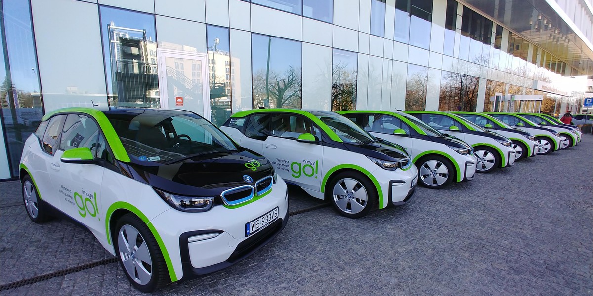 Rusza Innogy Go. Wypożyczalnia 500 bmw dla warszawiaków!