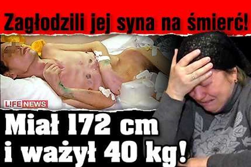 Zagłodzili więźnia na śmierć. Miał 172 cm i ważył 40 kg!