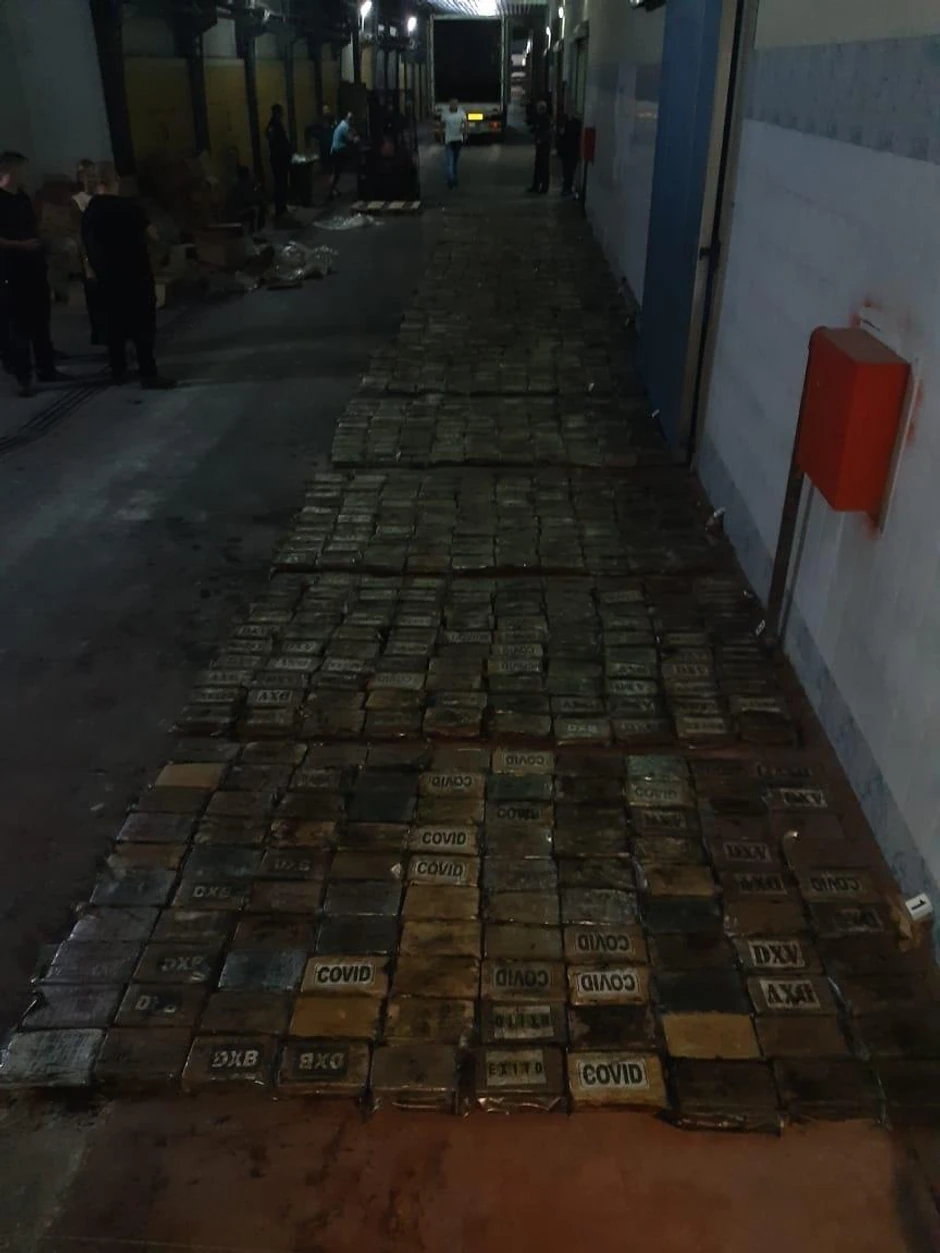 Zaplenjen kokain nosio oznaku COVID