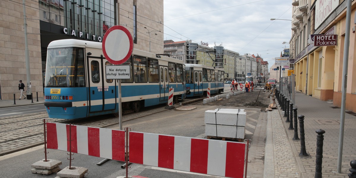 Remonty we Wrocławiu.