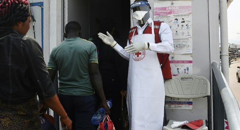 Precautions: Travellers crossing between Uganda and DR Congo were screened for high temperatures and told to disinfect their hands