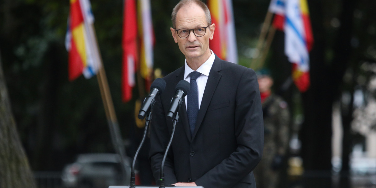Ambasador Niemiec w Polsce Thomas Bagger. 
