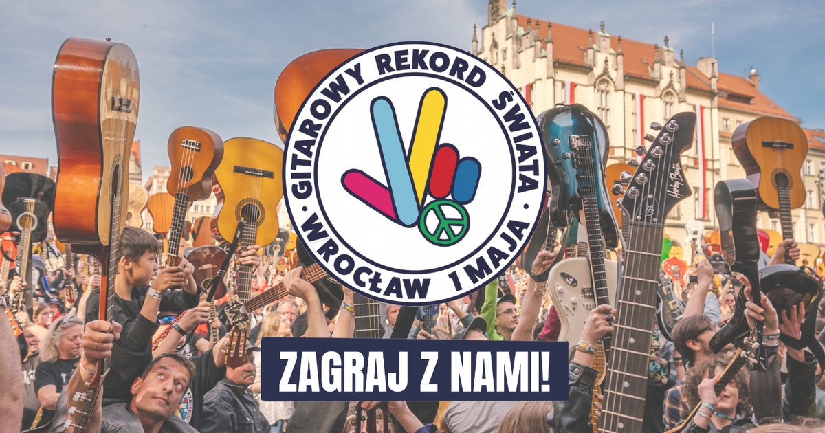 Gitarzyści! Wrocław czeka na was! Chcą znów pobić rekord!